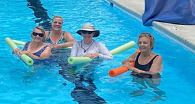 Aqua Aerobics Group cropped